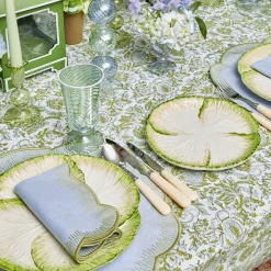 Capri Lettuce Dinner & Starter Plate (Set Of 8)|Mrs. Alice Best