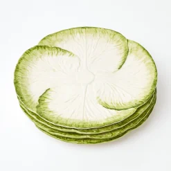 Capri Lettuce Dinner & Starter Plate (Set Of 8)|Mrs. Alice Best