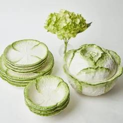 Capri Lettuce Starter Plate (Set Of 4)|Mrs. Alice Hot