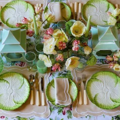 Capri Lettuce Starter Plate (Set Of 4)|Mrs. Alice Clearance