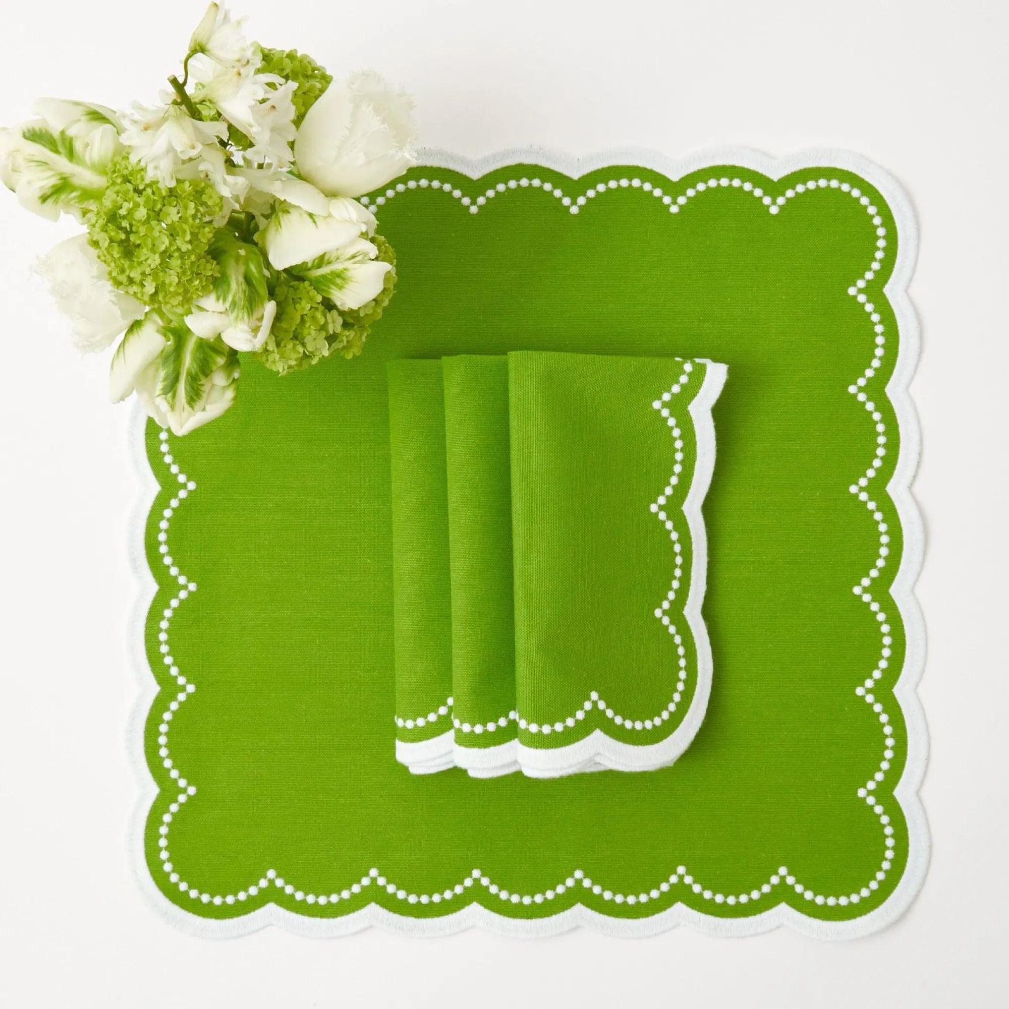 Cecily Green Napkins (Set Of 4)|Mrs. Alice Outlet