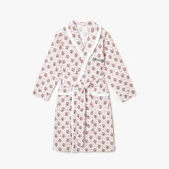 Children's Pink Bouquet Dressing Gown|Mrs. Alice Online