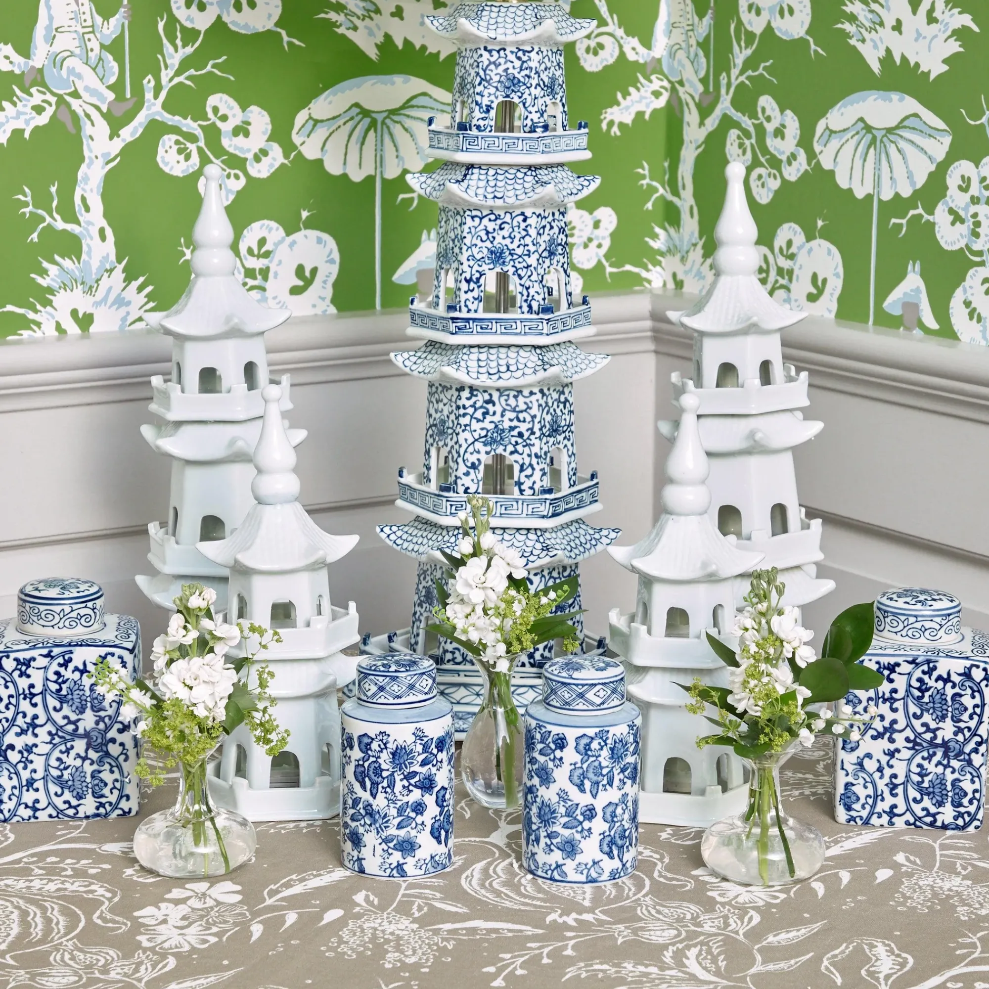 Chinoiserie Pagoda Lamp|Mrs. Alice Sale