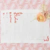 Coral Linen Placemats (Set Of 4)|Mrs. Alice