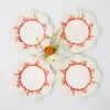 Coral Starter Plates (Set Of 4)|Mrs. Alice Hot