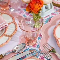 Coral Tulip Water Glass (Set Of 4)|Mrs. Alice Hot