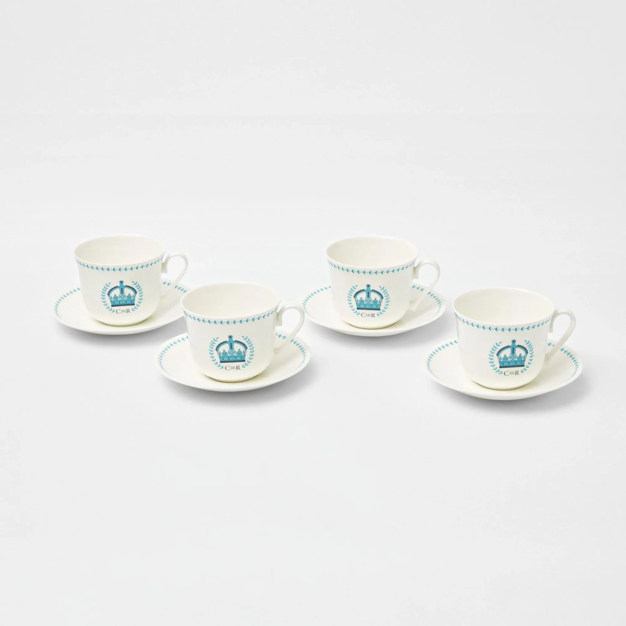 Coronation Breakfast Cup & Saucer (Set Of 4)|Mrs. Alice Clearance