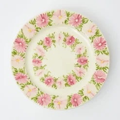Dahlia Garland Dinner & Starter Plates (Set Of 8)|Mrs. Alice