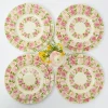 Dahlia Garland Dinner & Starter Plates (Set Of 8)|Mrs. Alice Sale