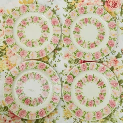 Dahlia Garland Dinner Plate (Set Of 4)|Mrs. Alice Clearance