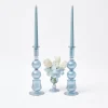 Delphine Blue Candle Holders (Pair)|Mrs. Alice Discount