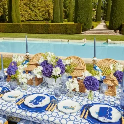 Dusty Blue Candles (Set Of 8)|Mrs. Alice Sale