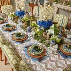 Dusty Blue Candles (Set Of 8)|Mrs. Alice Sale