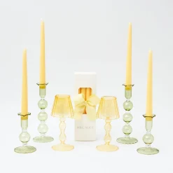 Eden Green & Yellow Candlescape|Mrs. Alice Clearance