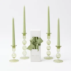 Eden Green Candle Set (Spring Green)|Mrs. Alice Best