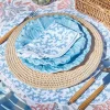 Edie Blue Coral Placemats & Napkins (Set Of 4)|Mrs. Alice Online