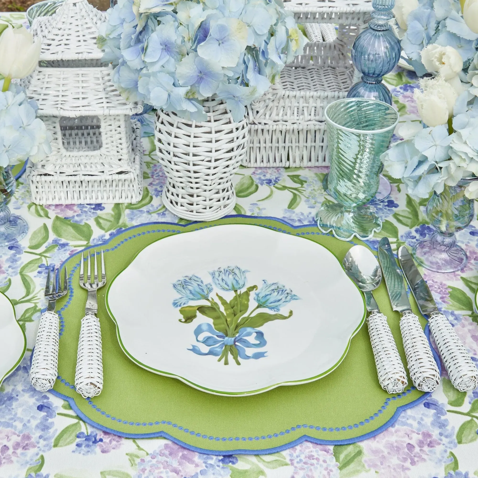 Eloise Green And Blue Placemats (Set Of 4)|Mrs. Alice Discount