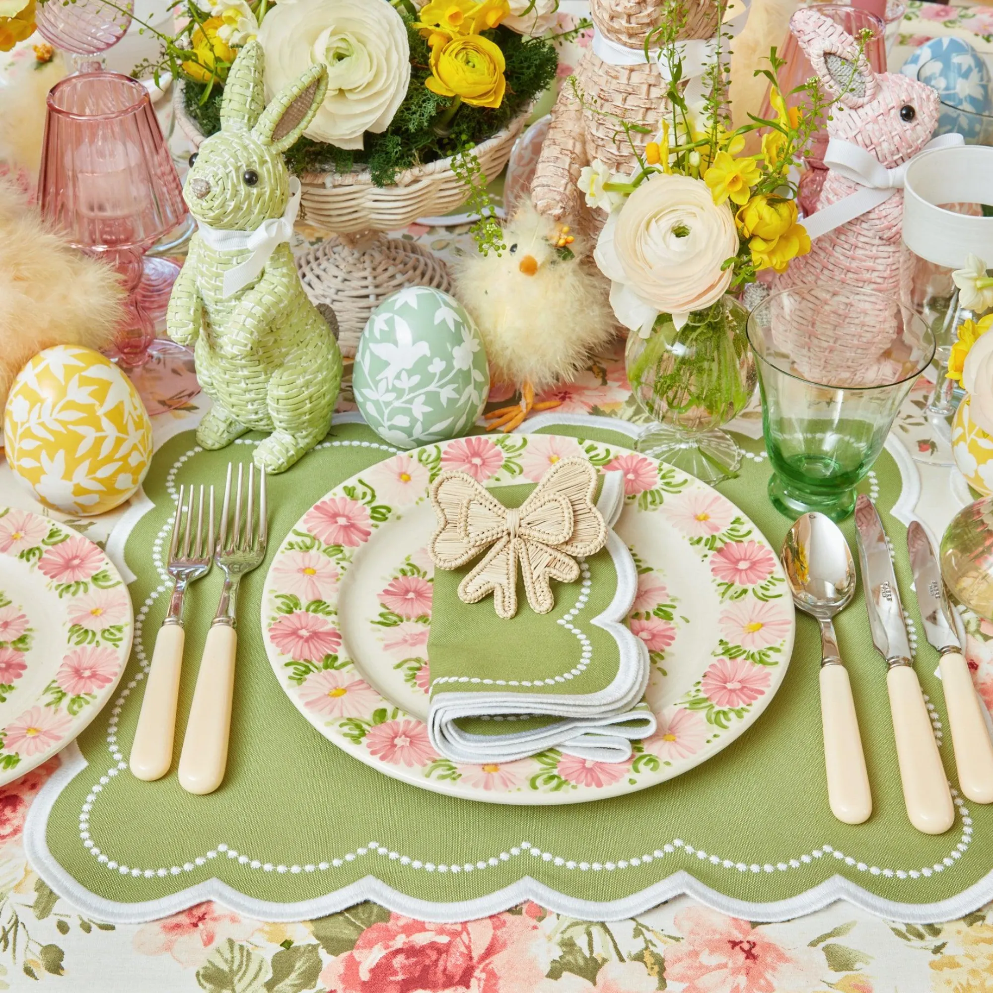 Elsa Green Napkins (Set Of 4)|Mrs. Alice New