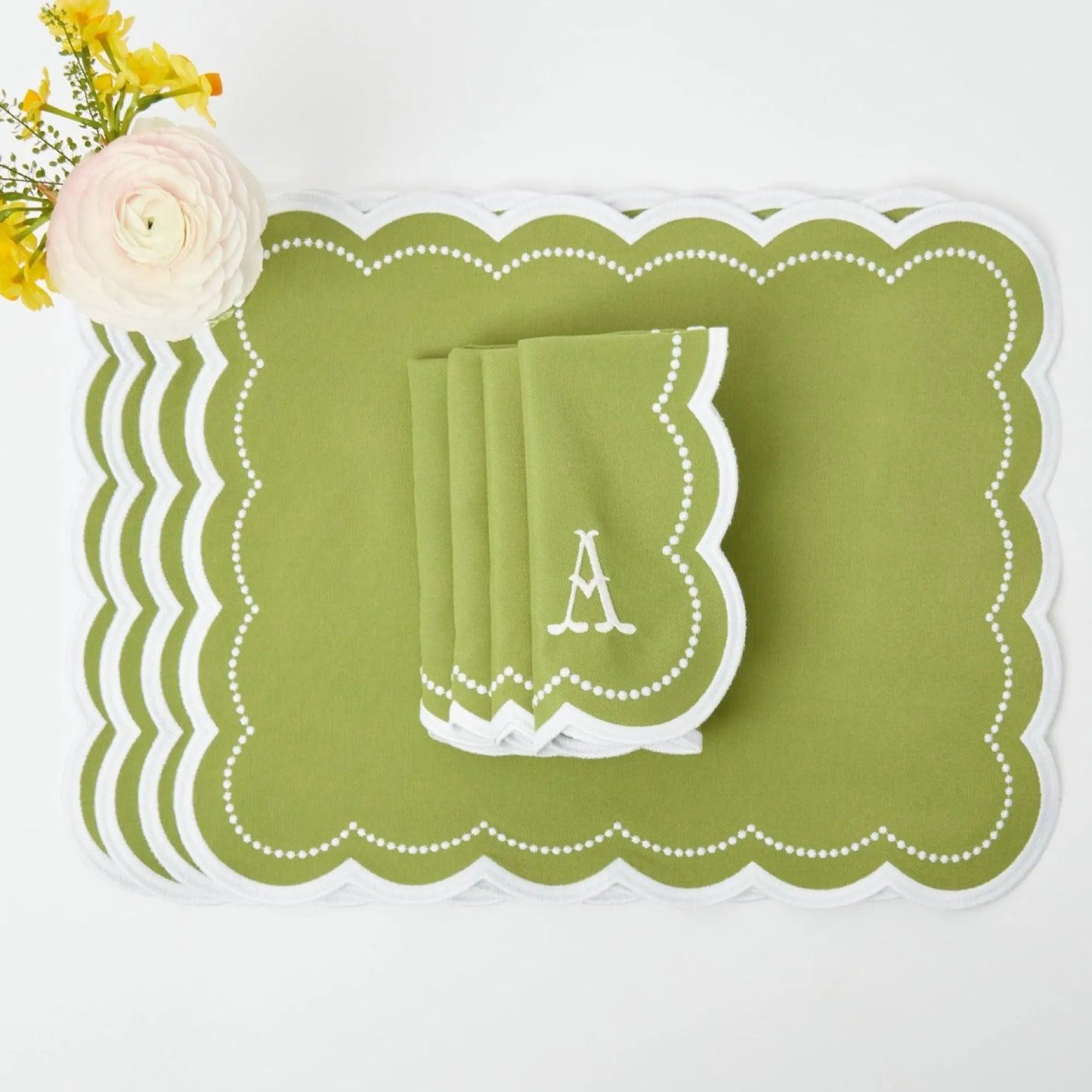 Elsa Green Napkins (Set Of 4)|Mrs. Alice New