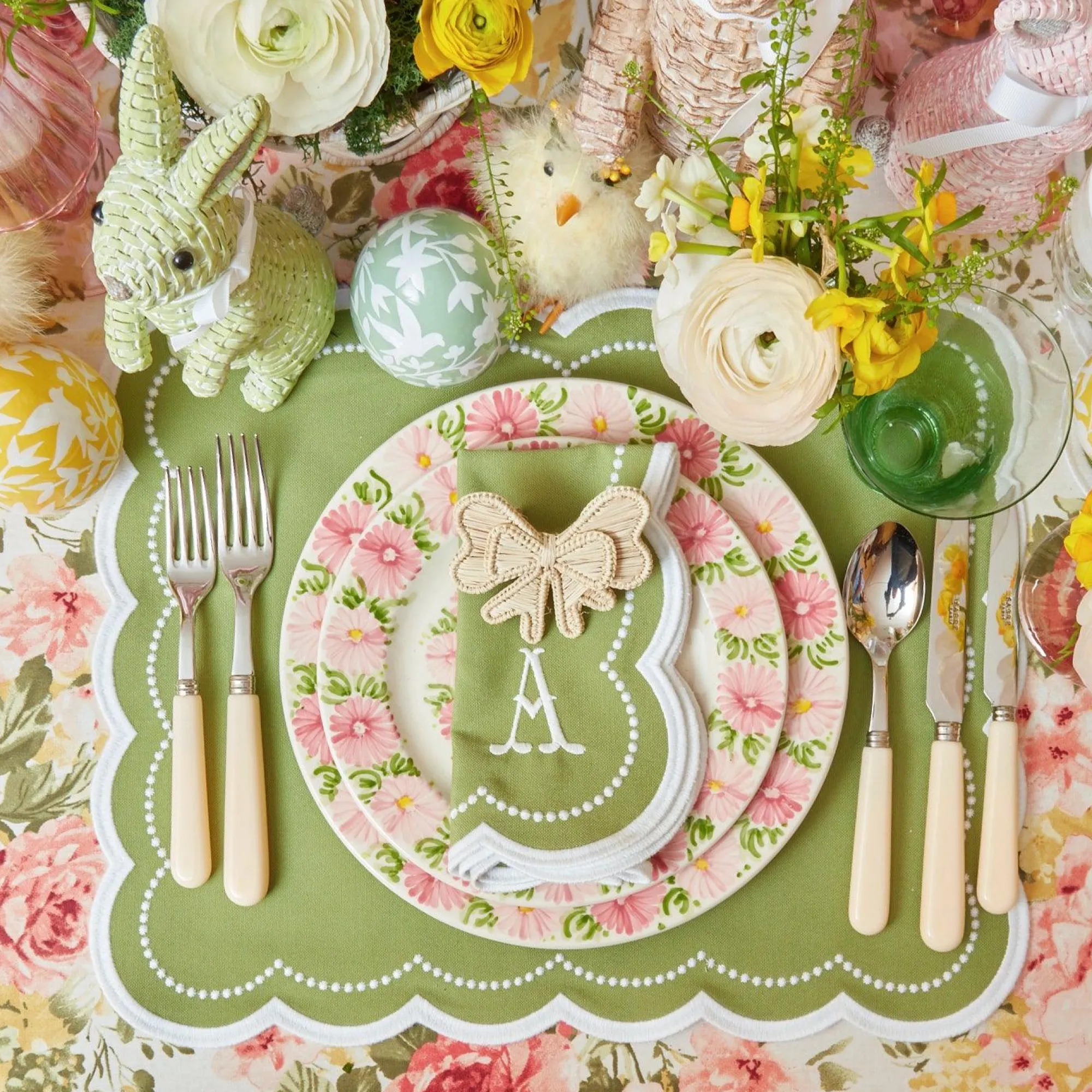 Elsa Green Napkins (Set Of 4)|Mrs. Alice New