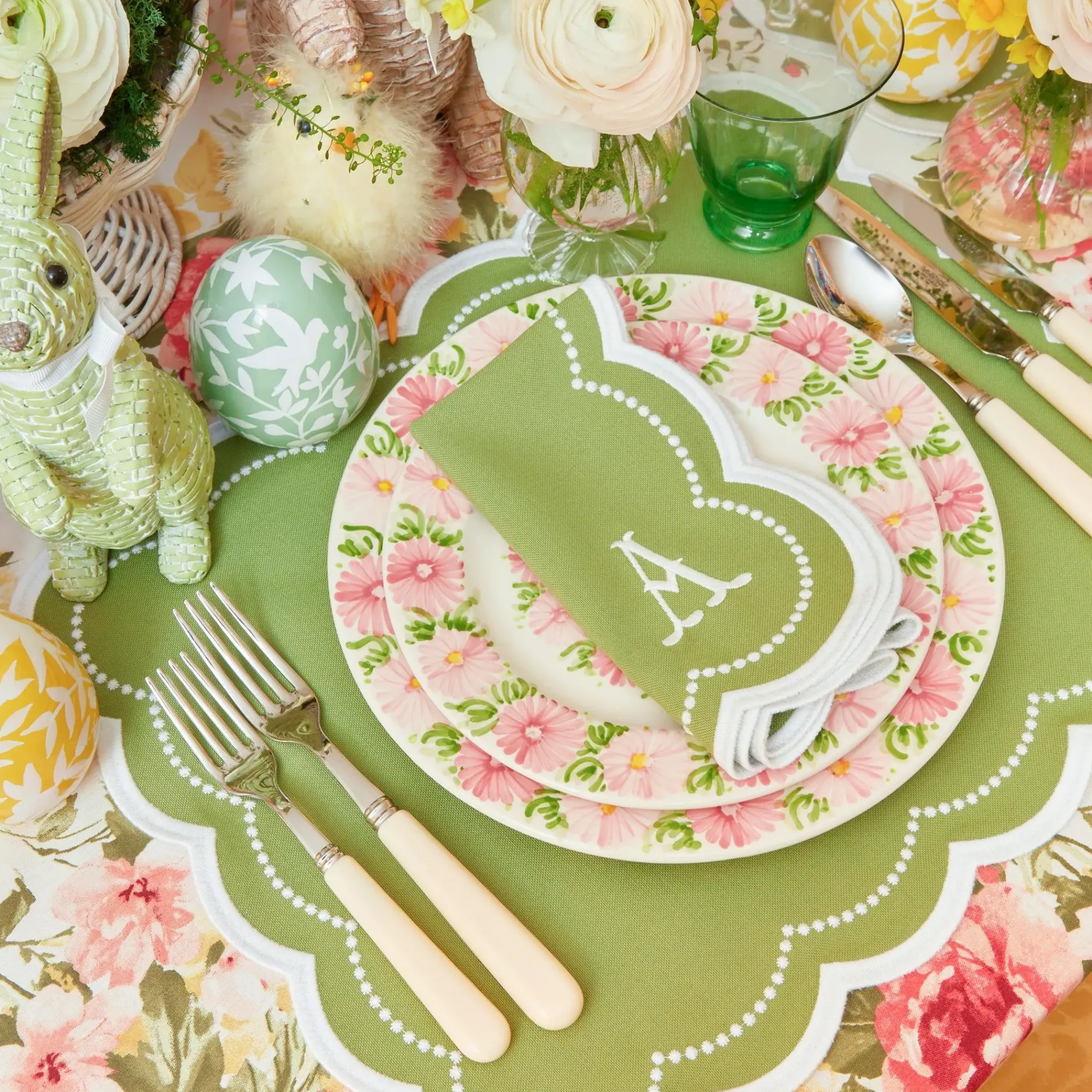 Elsa Green Napkins (Set Of 4)|Mrs. Alice New