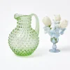 Emerald Hobnail Jug|Mrs. Alice Hot