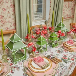 Fleur Pink Napkins (Set Of 4)|Mrs. Alice Outlet