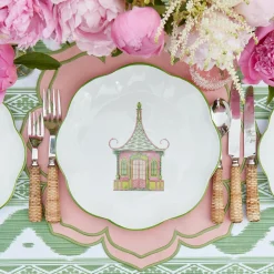 Fleur Pink Placemats (Set Of 4)|Mrs. Alice Hot