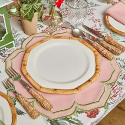 Fleur Pink Placemats (Set Of 4)|Mrs. Alice Hot