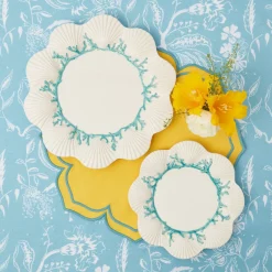Fleur Yellow Placemats (Set Of 4)|Mrs. Alice Discount