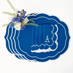 Gabrielle Blue Placemats (Set Of 4)|Mrs. Alice Outlet