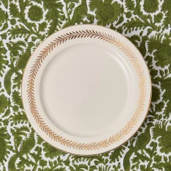 Gold Garland Dinner Plates (Set Of 4)|Mrs. Alice Clearance