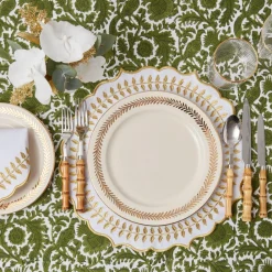 Gold Garland Dinner Plate|Mrs. Alice Outlet