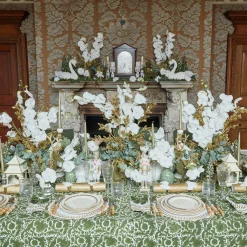 Gold Garland Starter Plates (Set Of 4)|Mrs. Alice Best