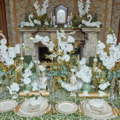 Gold Garland Starter Plates (Set Of 4)|Mrs. Alice Sale