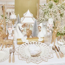 Gold Snowflake Napkins (Set Of 4)|Mrs. Alice Online