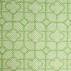 Green Bamboo Trellis Fabric|Mrs. Alice Clearance
