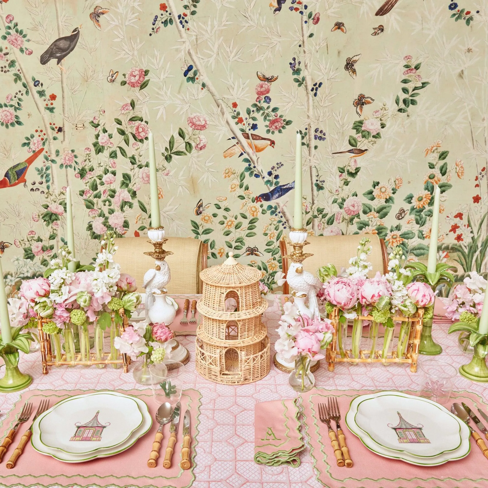 Green Coral Glasses (Set Of 4)|Mrs. Alice Best