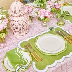 Green Coral Glasses (Set Of 4)|Mrs. Alice Best