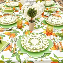 Green Garland Dinner Plate|Mrs. Alice
