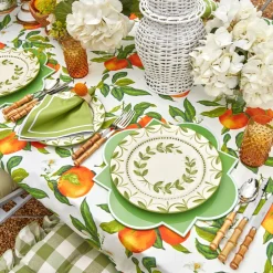 Green Garland Dinner Plate|Mrs. Alice