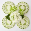 Green Garland Starter Plates (Set Of 4)|Mrs. Alice Discount