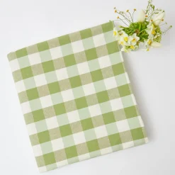 Green Gingham Tablecloth|Mrs. Alice