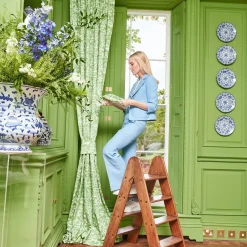 Green Pagoda Garden Fabric|Mrs. Alice Discount