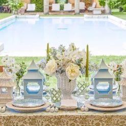 Green Swirl Outdoor Glasses (Set Of 6)|Mrs. Alice Sale