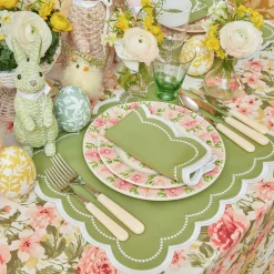 Green Tulip Water Glass (Set Of 4)|Mrs. Alice Sale