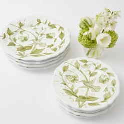 Hand Painted Hummingbird Dinner Plate|Mrs. Alice Hot