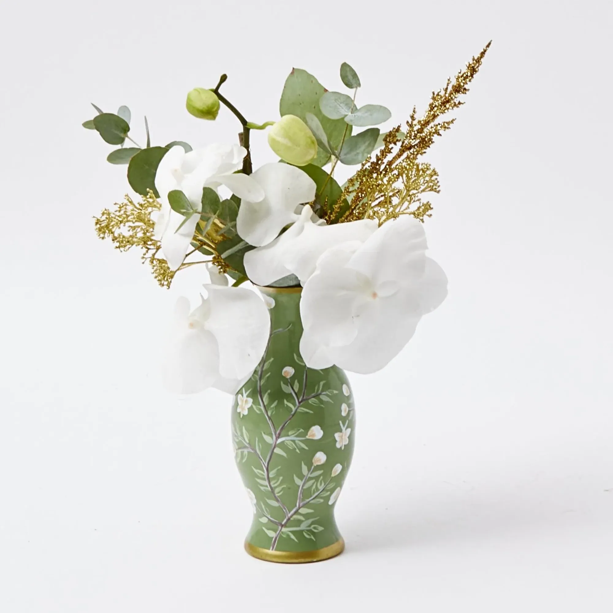 Hand Painted Tole Bud Vases (Set Of 3)|Mrs. Alice Discount