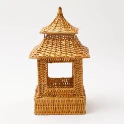 Honey Rattan Pagoda Lantern|Mrs. Alice New
