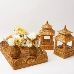 Honey Rattan Vase (Set Of 3)|Mrs. Alice Sale